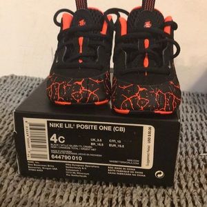 Black & Neon orange Foamposites SZ 4